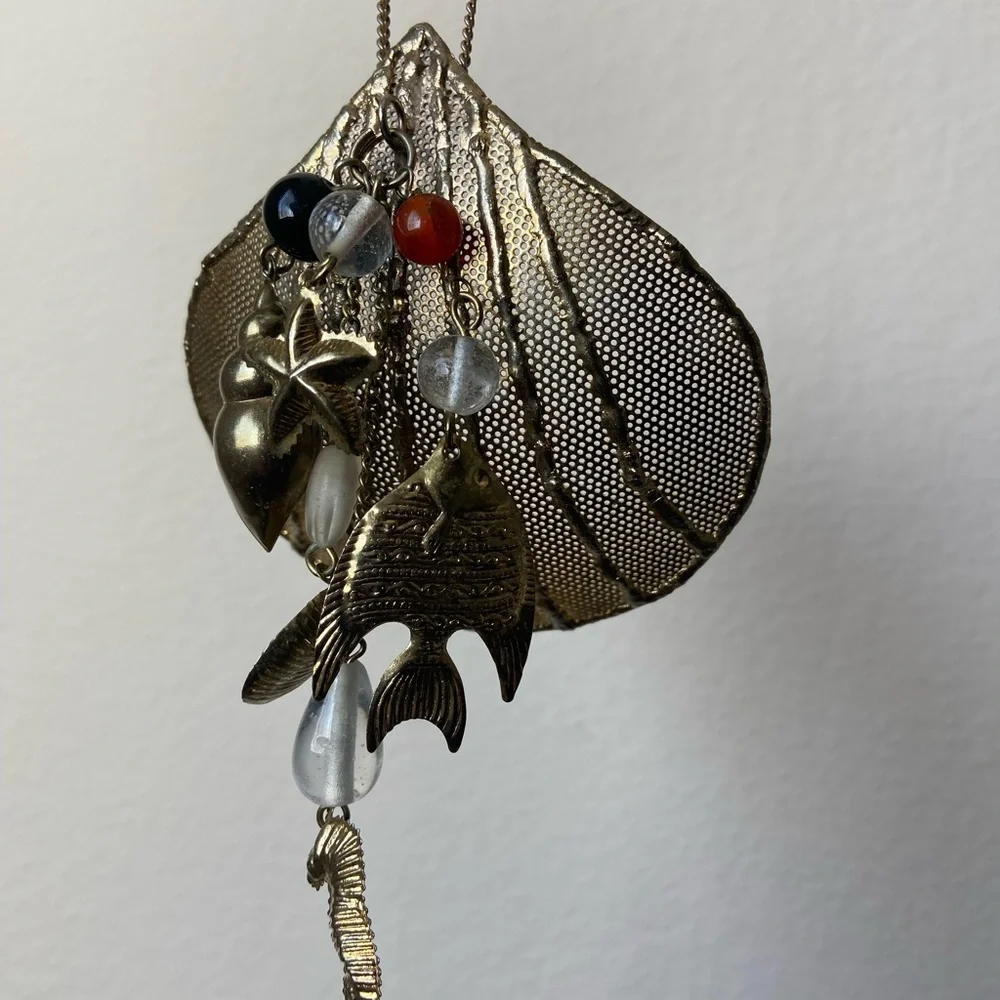 Vintage jewelry necklace shells